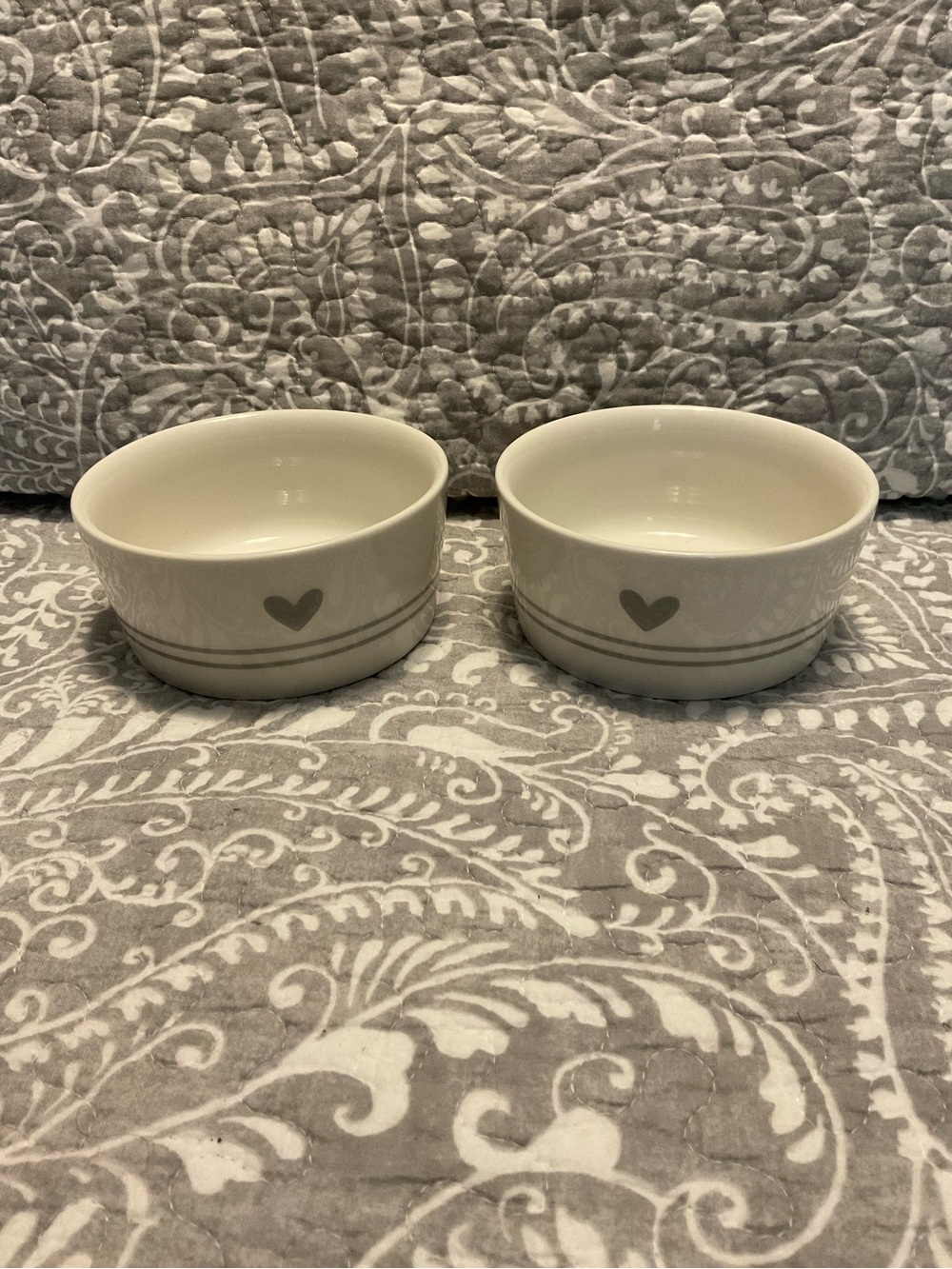 Teacup’s Diner Set of 2 Pet Food Bowls - NWOT